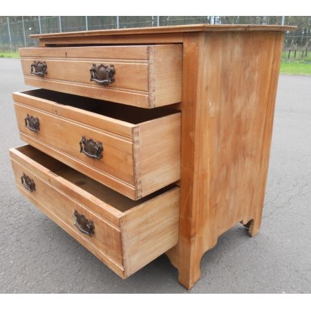 Edwardianische Nussbaum Kommode antik ca 1900