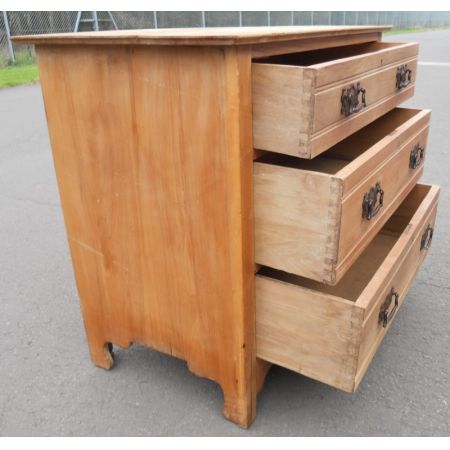 Edwardianische Nussbaum Kommode antik ca 1900