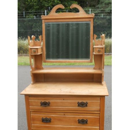 Edwardianische Nussbaum Kommode antik ca 1900