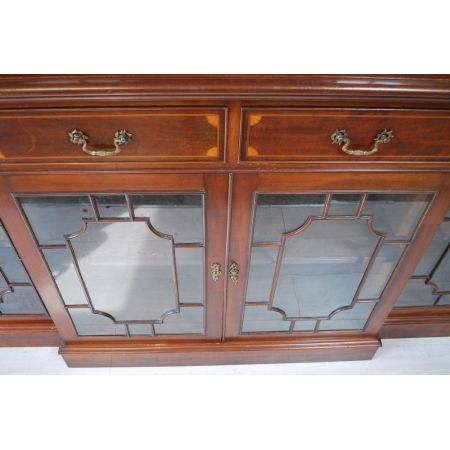 Antike Mahagoni Bücherfront ca 1890