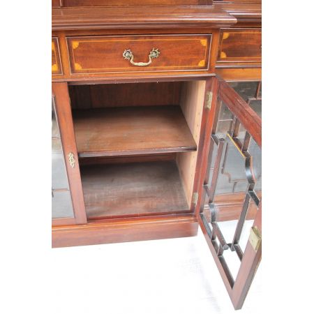 Antike Mahagoni Bücherfront ca 1890