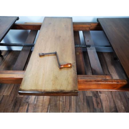 Viktorianischer Nussbaum Esstisch antik ca 1890