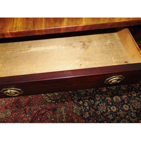 Georgianischer Mahagoni Esstisch von Duncan Phyfe antik ca 1820