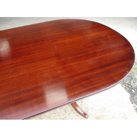 Englischer Mahagoni Esstisch antik ca 1930