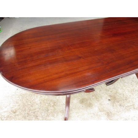 Englischer Mahagoni Esstisch antik ca 1930