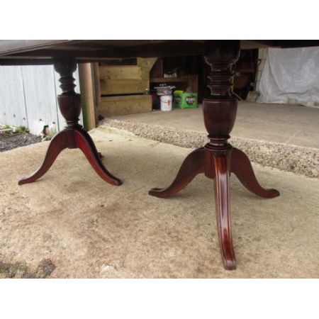 Englischer Mahagoni Esstisch antik ca 1930