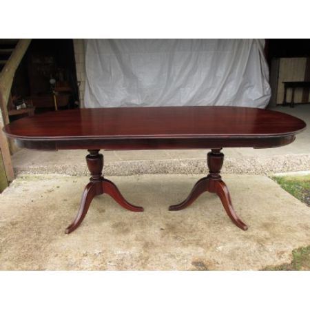 Englischer Mahagoni Esstisch antik ca 1930