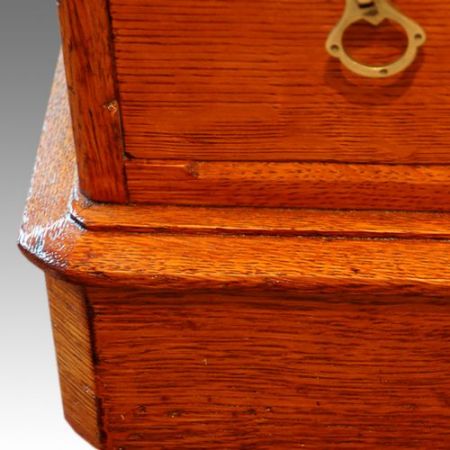 Viktorianischer Eichen Schreibtisch antik ca 1880