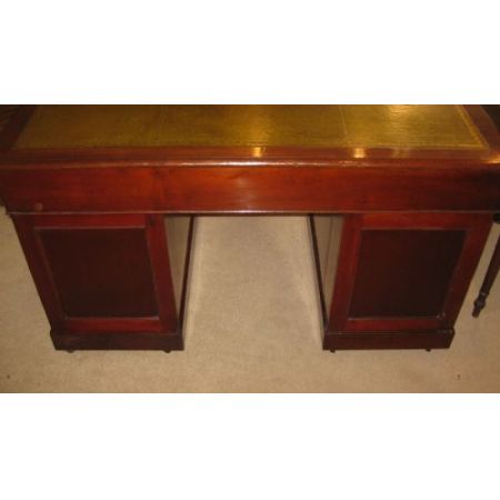 Viktorianischer Mahagoni Schreibtisch antik ca 1890