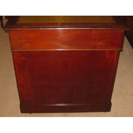 Viktorianischer Mahagoni Schreibtisch antik ca 1890