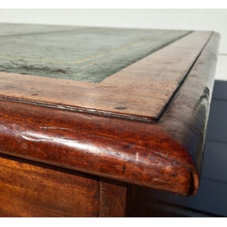 Viktorianischer Mahagoni Schreibtisch antik ca 1850