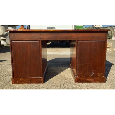 Viktorianischer Mahagoni Schreibtisch antik ca 1850