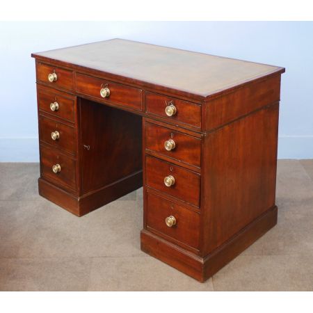 Regency Mahagoni Schreibtisch antik ca 1820