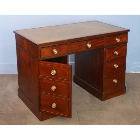 Regency Mahagoni Schreibtisch antik ca 1820