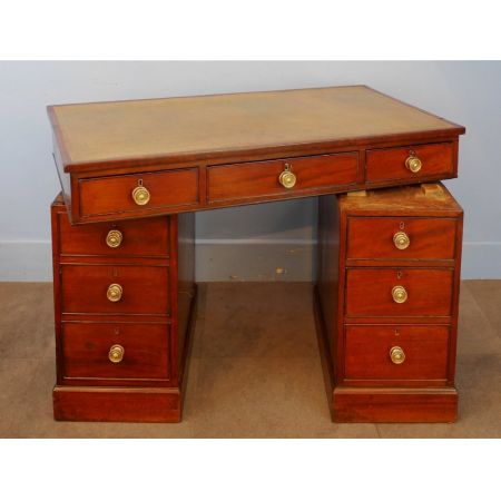 Regency Mahagoni Schreibtisch antik ca 1820