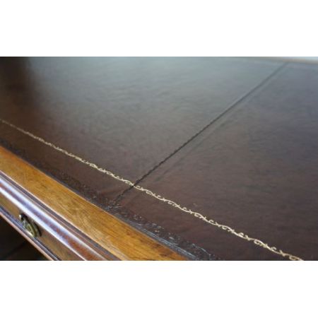 Viktorianischer Mahagoni Schreibtisch antik ca 1850