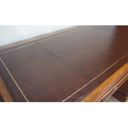 Viktorianischer Mahagoni Schreibtisch antik ca 1850