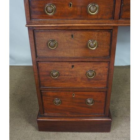 Viktorianischer Mahagoni Schreibtisch antik ca 1850