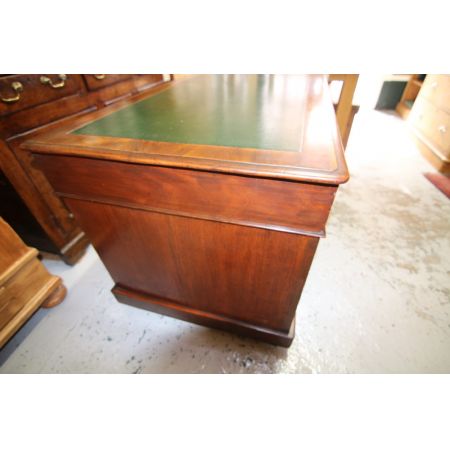 Edwardianischer Mahagoni Schreibtisch antik ca 