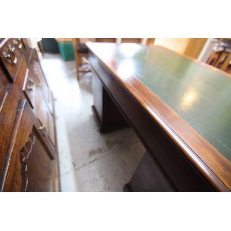 Edwardianischer Mahagoni Schreibtisch antik ca 