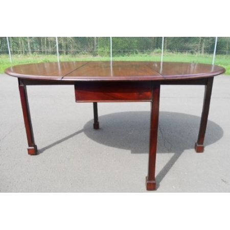 Mahagoni Esstisch antik in Georgianischem Stil ca 1900