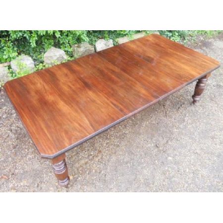 Edwardianischer Nussbaum Esstisch antik ca 1900