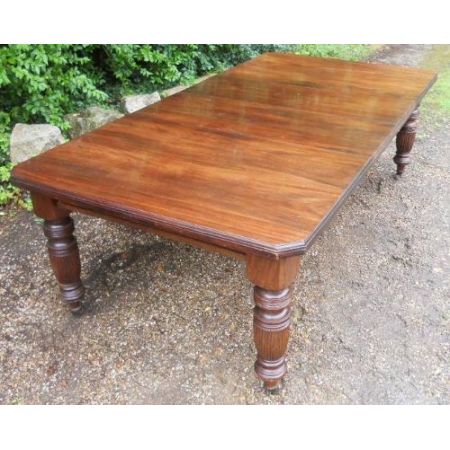 Edwardianischer Nussbaum Esstisch antik ca 1900