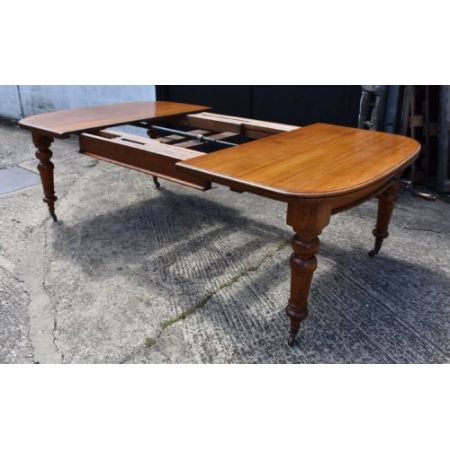 Viktorianischer Eichen Esstisch antik ca 1870