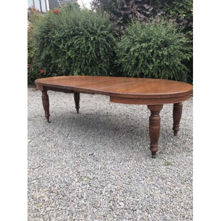 Viktorianischer Eichen Esstisch antik ca 1880