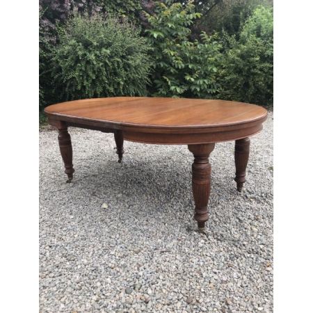 Viktorianischer Eichen Esstisch antik ca 1880