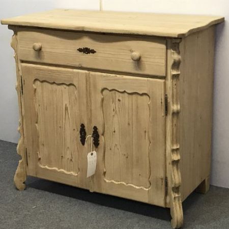 Antike Kiefernholz Anrichte Weichholz ca 1915