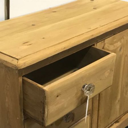 Englisches Kiefernholz Sideboard antik ca 1870