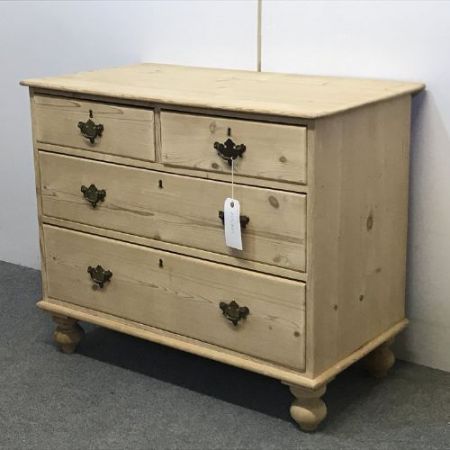 Kleine edwardianische Kiefern Kommode Weichholz antik ca 1890