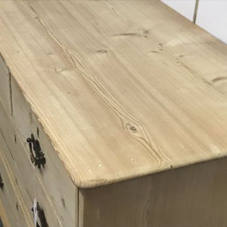 Kleine edwardianische Kiefern Kommode Weichholz antik ca 1890