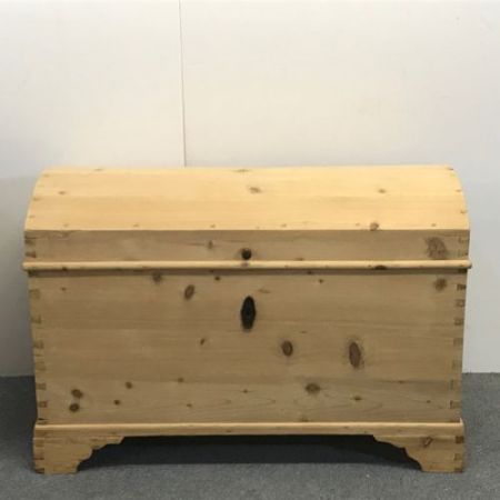 Kiefernholz Truhe Weichholz antik ca 1890