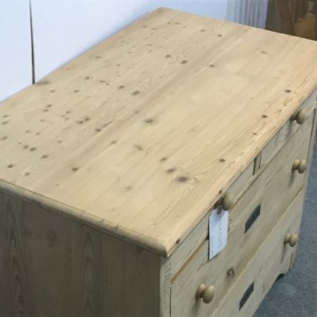 Kleine Kiefern Kommode Weichholz antik ca 1920