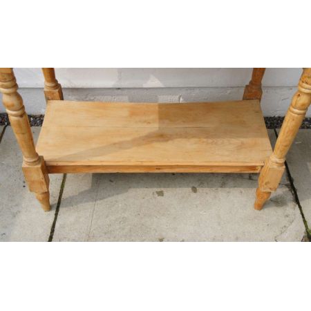 Viktorianischer Kiefern Waschtisch Weichholz antik ca 1880