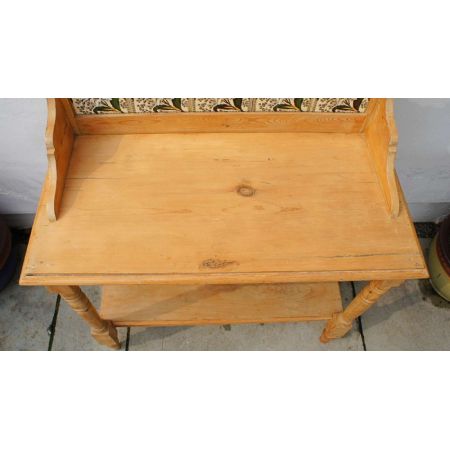 Viktorianischer Kiefern Waschtisch Weichholz antik ca 1880