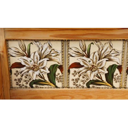 Viktorianischer Kiefern Waschtisch Weichholz antik ca 1880