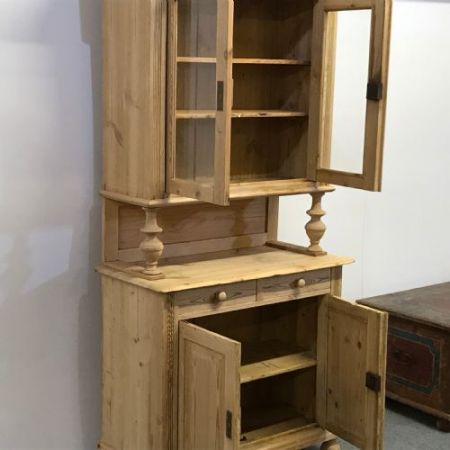 Große Kiefer Aufsatzkommode Weichholz antik ca 1910