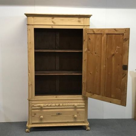 Dänischer Kiefer Schrank Weichholz antik ca 19. Jahrhundert