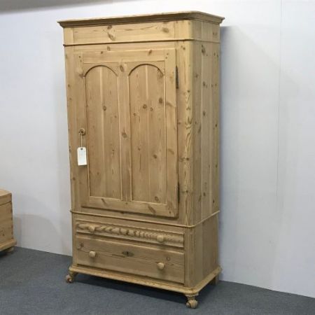 Dänischer Kiefer Schrank Weichholz antik ca 19. Jahrhundert