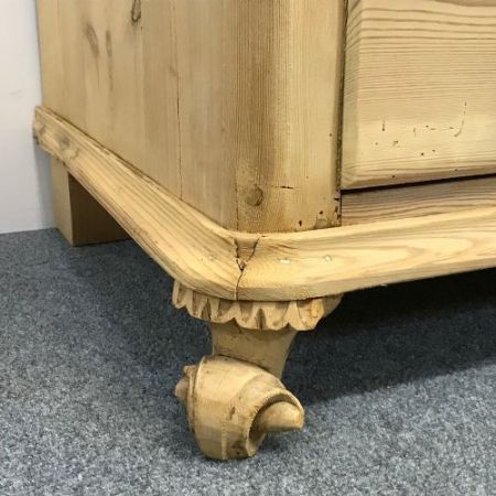 Dänischer Kiefer Schrank Weichholz antik ca 19. Jahrhundert