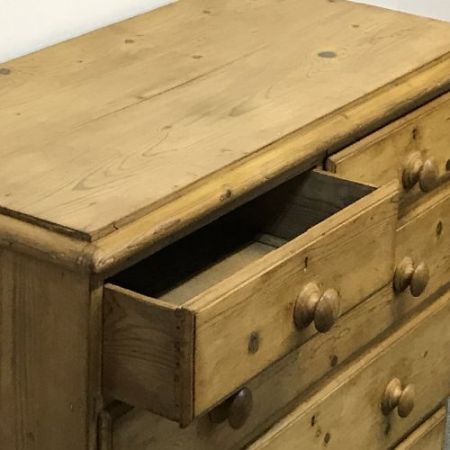 Viktorianische Kiefer Kommode Weichholz antik ca 1880