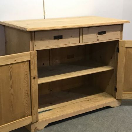 Antike Kiefer Küchenanrichte Weichholz ca 1920