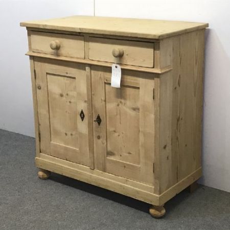 Kleines Kiefer Sideboard Weichholz antik ca 1920