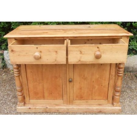 Viktorianischer Kiefer Bücherschrank Weichholz antik ca1900