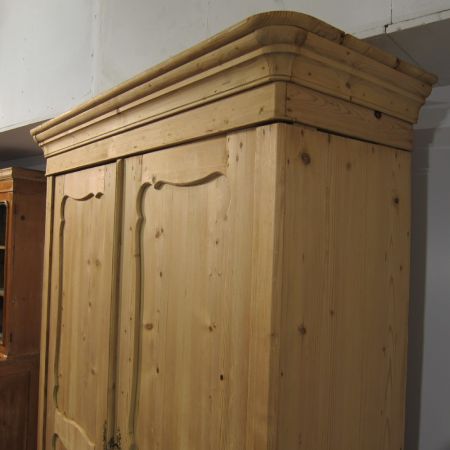 Antiker Kiefer Kleiderschrank Weichholz ca 1880