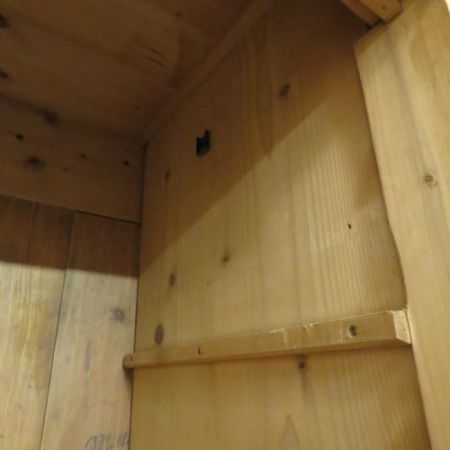 Großer Kiefer Kleiderschrank Weichholz antik ca 1880