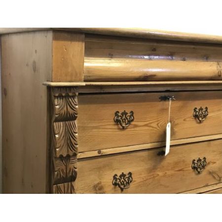 Antike Kiefer Kommode Weichholz ca 1900